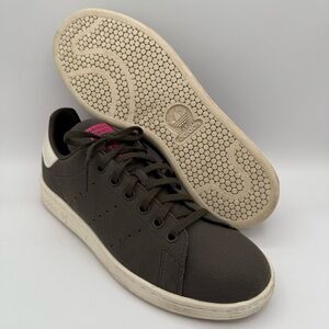 Women’s Adidas Original Stan Smith‎ Shadow Olive Pink Sneakers Shoes Size 7